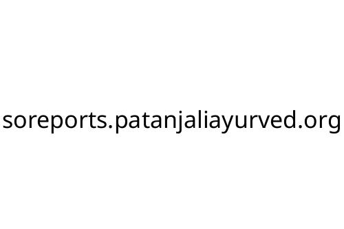 soreports_patanjaliayurved_org