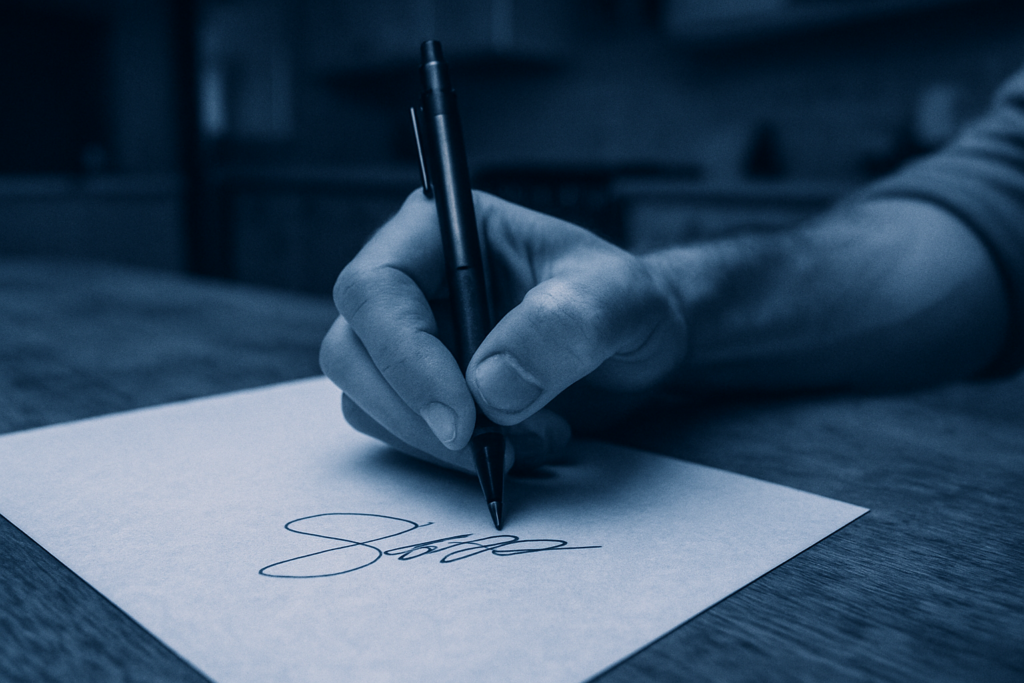 creating signature editing style