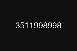 3511998998