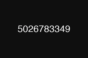 5026783349
