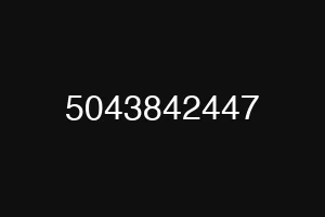 5043842447