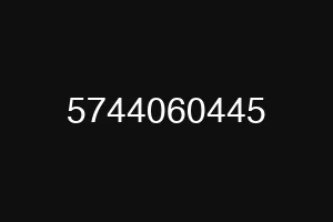5744060445