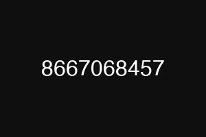 8667068457